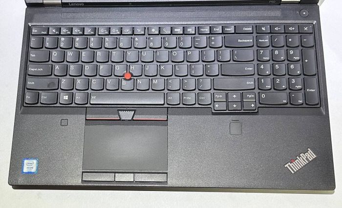Мобільна робоча станція Lenovo ThinkPad P50 / 15,6" (1920x1080) IPS / Intel Xeon E3-1505M v5 (4 (8) ядра по 2,8 - 3,7 ГГц) / 16 ГБ DDR4 / 128 ГБ SSD + 256 ГБ SSD / nVidia Quadro M2000M, 4 ГБ GDDR5, 128-біт / WebCam б/в - изображение 3