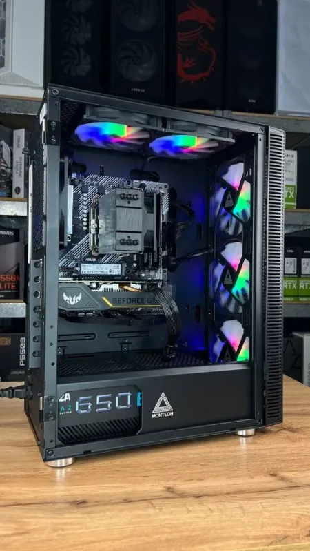 Збірка під замовлення: ігровий ПК Montech X3 Tower / AMD Ryzen 5 3600 (6 (12) ядер по 3.6 - 4.2 GHz) / 16 GB DDR4 / 1000 GB SSD M.2 / nVidia GeForce GTX 1660 Ti, 6 GB GDDR6, 192-bit / 650W / HDMI б/в - зображення 7