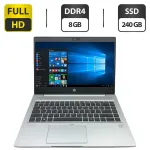 Ноутбук HP ProBook 445 G7 / 14" (1920x1080) IPS / AMD Ryzen 3 4300U (4 ядра по 2.7 - 3.7 GHz) / 8 GB DDR4 / 240 GB SSD M.2 / AMD Radeon Graphics / WebCam