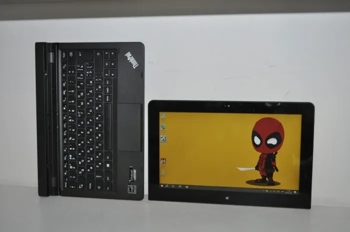 Ноутбук-трансформер Lenovo ThinkPad Helix 20CH / 11.6" (1920x1080) TN Touch / Intel Core M-5Y10 (2 (4) ядра по 0.8 - 2.0 GHz) / 8 GB DDR3 / 256 GB SSD / Intel HD Graphics 5300 / WebCam / LTE / Windows 10 Pro б/в - зображення 7