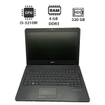Ноутбук Acer TravelMate P243 / 14" (1366x768) TN / Intel Core i5-3210M (2 (4) ядра по 2.5 - 3.1 GHz) / 6 GB DDR3 / 320 GB HDD / Intel HD Graphics 4000 / WebCam б/в