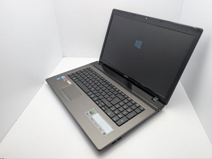 Ноутбук Acer Aspire 7750G / 17.3" (1600x900) TN / Intel Core i5-2450M (2 (4) ядра по 2.5 - 3.1 GHz) / 8 GB DDR3 / 120 GB SSD + 500 GB HDD / AMD Radeon HD 7670M, 1 GB GDDR3, 128-bit / WebCam / DVD-ROM б/в - зображення 7