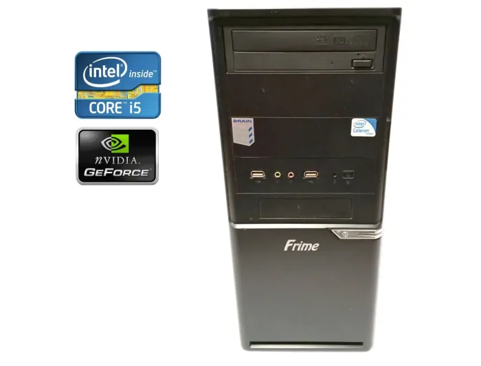 ПК Б-клас Frime Tower / Intel Core i5-3450S (4 ядра по 2.8 - 3.5 GHz) / 8 GB DDR3 / 500 HDD / nVidia GeForce GTS 450, 1 GB GDDR5, 128-bit / 400W / DVD-RW б/в - зображення 1
