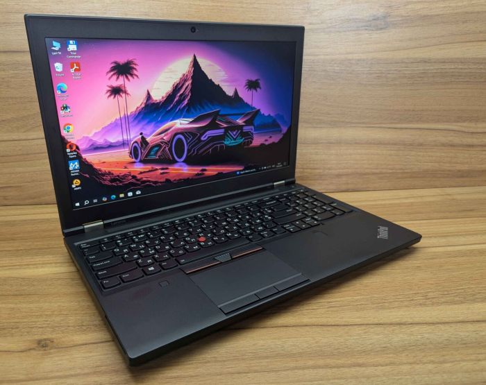 Мобільна робоча станція Lenovo ThinkPad P51 / 15.6" (1920x1080) IPS / Intel Core i7-7820HQ (4 (8) ядра по 2.9 - 3.9 GHz) / 16 GB DDR4 / 512 GB SSD / nVidia Quadro M2200, 4 GB GDDR5, 128-bit / WebCam / Fingerprint / Windows 10 б/в - зображення 4