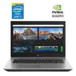 Мобільна робоча станція Б-класу HP ZBook 17 G5 / 17,3" (1920x1080) IPS / Intel Core i7-8850H (6 (12) ядра по 2,6 - 4,3 ГГц) / 32 ГБ DDR4 / 512 ГБ SSD NVMe / nVidia Quadro P3200, 6 ГБ GDDR5, 192-біт / WebCam / Win 11 Pro б/в