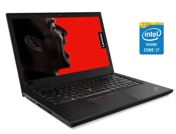 Ультрабук Lenovo ThinkPad T480 / 14" (1920x1080) IPS / Intel Core i7-8650U (4 (8) ядра по 1.9 - 4.2 GHz) / 16 GB DDR4 / 256 GB SSD / Intel UHD Graphics 620 / WebCam / 2x АКБ б/в - зображення 1