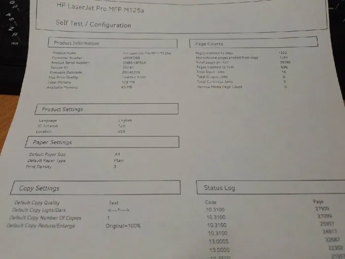 БФП Б-клас HP LaserJet Pro MFP M125a / Лазерний монохромний друк / 600x600 dpi / A4 / 20 стор/хв / USB 2.0 б/в - зображення 4