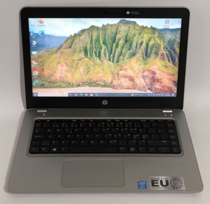 Ноутбук Б-клас HP ProBook 440 G4 / 14" (1366x768) TN / Intel Core i3-7100U (2 (4) ядра по 2.4 GHz) / 8 GB DDR4 / 128 GB SSD / Intel HD Graphics 620 / WebCam / Win 10 Pro б/в - зображення 2