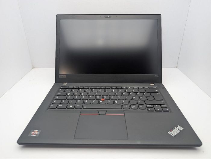 Ультрабук Lenovo ThinkPad A485 / 14" (1920x1080) IPS / AMD Ryzen 5 2500U (4 (8) ядра по 2.0 - 3.6 GHz) / 8 GB DDR4 / 256 GB SSD / AMD Radeon Vega 8 Graphics / WebCam б/в - зображення 3