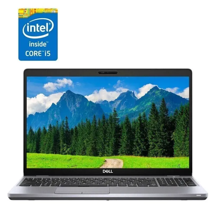 Ультрабук Dell Latitude 5511 / 15.6" (1920x1080) IPS / Intel Core i5-10400H (4 (8) ядра по 2.6 - 4.6 GHz) / 16 GB DDR4 / 256 GB SSD M.2 + 500 GB HDD / Intel UHD Graphics / WebCam / Win 11 Pro б/в - зображення 1