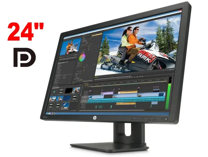Монітор HP Z24i / 24" (1920x1200) IPS / 1x DP, 1x DVI, 1x VGA, 5x USB / VESA 100x100 б/в - зображення 1