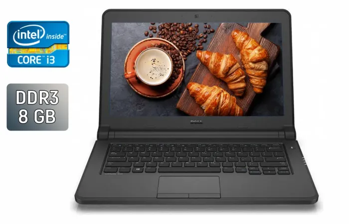 Ноутбук Dell Latitude 3350 / 13.3" (1366x768) TN / Intel Core i3-5005U (2 (4) ядра по 2.0 GHz) / 8 GB DDR3 / 240 GB SSD / Intel HD Graphics 5500 / WebCam / HDMI б/в - зображення 1