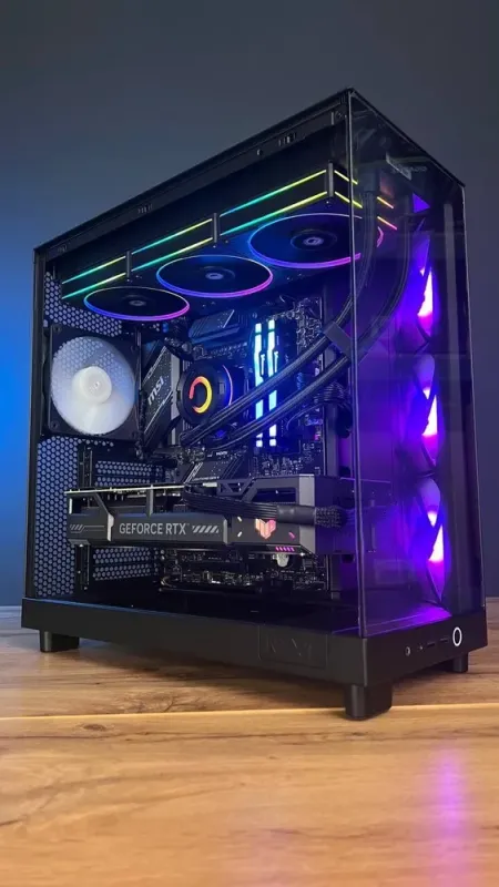 Збірка на замовлення: ігровий ПК NZXT H6 Flow Tower / AMD Ryzen 7 7800X3D (8 (16) ядер по 4,2 - 5,0 ГГц) / 32 ГБ DDR5 / 1000 ГБ SSD M.2 / nVidia GeForce RTX 5070, 12 ГБ GDDR7, 192-bit / 750 Вт - зображення 2