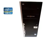 ПК Б-клас LogicPower Tower / Intel Core i5-2400 (4 ядра по 3.1 - 3.4 GHz) / 8 GB DDR3 / 128 GB SSD + 500 HDD / Intel HD Graphics 2000 / 400W б/в