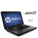 Ноутбук Б-класс HP Pavilion G6 / 15.6" TN / Intel Pentium B950 (2 ядра по 2.1GHz) / 4GB DDR3 / 120GB SSD / HD Graphics / DVD-ROM / АКБ не тримає б/в