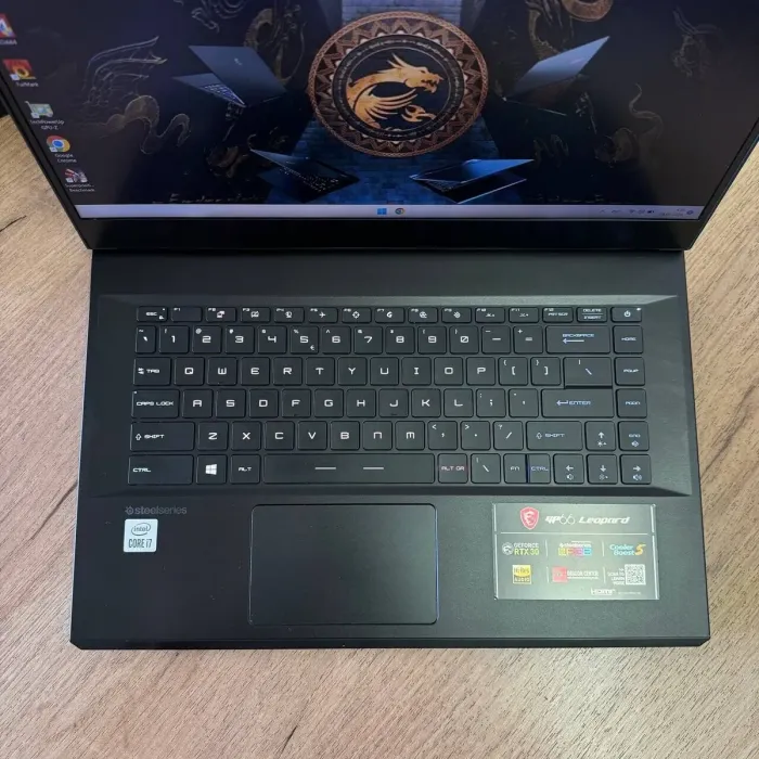 Ігровий ноутбук MSI GP66 Leopard 10UG / 15.6" (1920x1080) IPS / Intel Core i7-10750H (6 (12) ядер по 2.6 - 5.0 GHz) / 16 GB DDR4 / 512 GB SSD / nVidia GeForce RTX 3070, 8 GB GDDR6, 256-bit / WebCam б/в - зображення 7