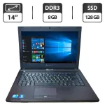 Ноутбук Gateway ZQ3B / 14" (1366x768) TN / Intel Core i3-350M (2 (4) ядра по 2.26 GHz) / 8 GB DDR3 / 128 GB SSD / Intel HD Graphics / WebCam / DVD-ROM б/в