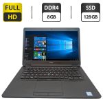 Ультрабук Dell Latitude 5490 / 14" (1920x1080) IPS / Intel Core i5-7300U (2 (4) ядра по 2.6 - 3.5 GHz) / 8 GB DDR4 / 128 GB SSD / Intel HD Graphics 620 / WebCam б/в