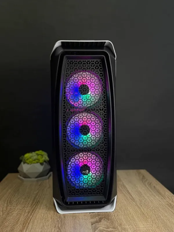 Ігровий ПК AeroCool Aero One Frost White Tower / Intel Core i7-10700K (8 (16) ядер 3,5 - 5,1 ГГц) / 16 ГБ DDR4 / 1000 ГБ SSD / nVidia GeForce RTX 2060 Super, 8 ГБ GDDR6, 256-біт / 700 Вт / Win 11 б/в - зображення 3