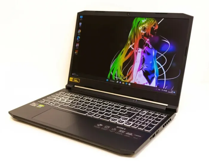 Ігровий ноутбук Acer Nitro 5 AN515-45-R6XD / 15.6" IPS / AMD Ryzen 5 5600H (6(12) ядер по 3.3-4.2GHz) / 8GB DDR4 / 512GB SSD / GeForce RTX 3060, 6GB GDDR6, 192bit / WebCam / HDMI б/в - зображення 4