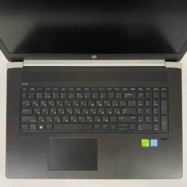 Ноутбук HP ProBook 470 G5 / 17.3" (1920x1080) IPS / Intel Core i7-8550U (4 (8) ядра по 1.8 - 4.0 GHz) / 16 GB DDR4 / 256 GB SSD + 240 GB SSD / nVidia GeForce 930MX, 2 GB DDR3, 64-bit / WebCam / TouchID б/в - зображення 3