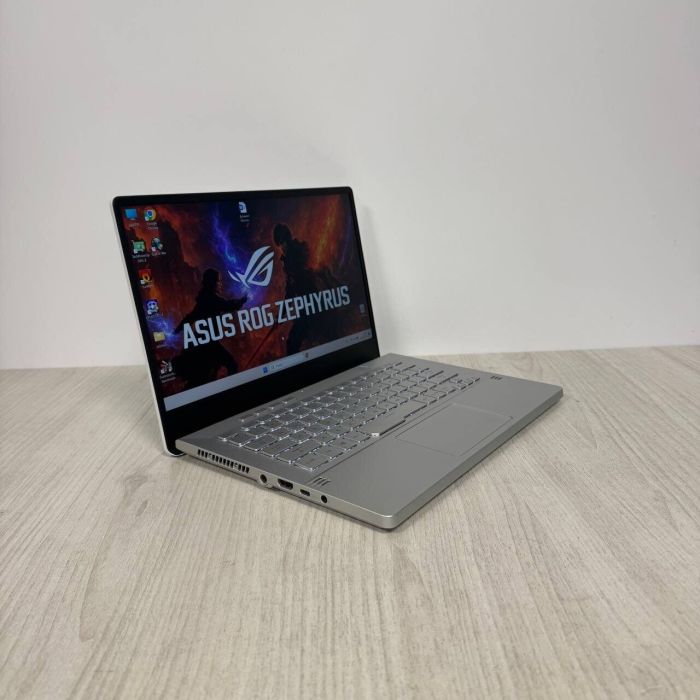 Ігровий ноутбук Asus ROG Zephyrus G14 GA401QM / 14" (1920x1080) IPS / AMD Ryzen 9 5900HS (8 (16) ядер по 3,0 - 4,6 ГГц) / 16 ГБ DDR4 / 512 ГБ SSD NVMe / nVidia GeForce RTX 3060, 6 ГБ GDDR6, 192-біт б/в - изображение 4