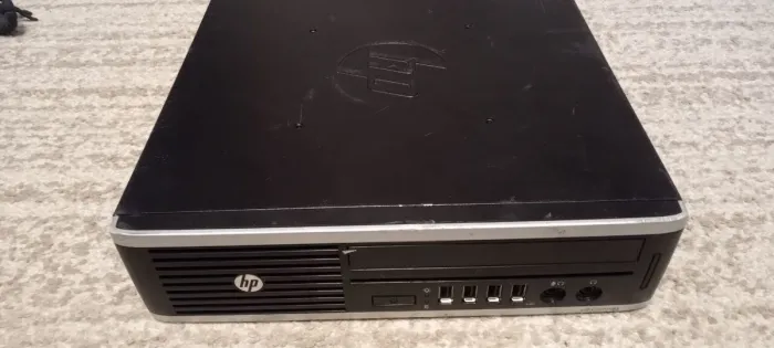 Неттоп Б-клас HP Compaq Elite 8300 USFF / Intel Core i3-3220 (2 (4) ядра по 3.3 GHz) / 4 GB DDR3 / 120 GB SSD / Intel HD Graphics 2500 / DVD-RW б/в - зображення 2