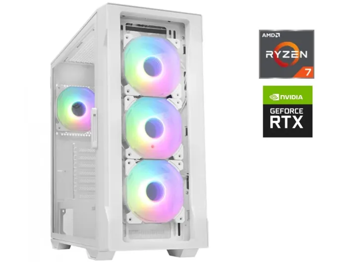 Ігровий ПК Zalman i3 Neo TG Tower / AMD Ryzen 7 7700X (8 (16) ядер по 4.5-5.4 GHz) / 32 GB DDR5 / 1000 GB SSD / nVidia GeForce RTX 4060 Ti, 8 GB GDDR6, 128-bit / 700W / Win 11 - зображення 1