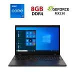 Ультрабук Lenovo ThinkPad T15 G1 / 15.6" (1920x1080) IPS / Intel Core i7-10510U (4 (8) ядра по 1.8 - 4.9 GHz) / 8 GB DDR4 / 240 GB SSD / nVidia GeForce MX330, 2 GB GDDR5, 64-bit / WebCam б/в