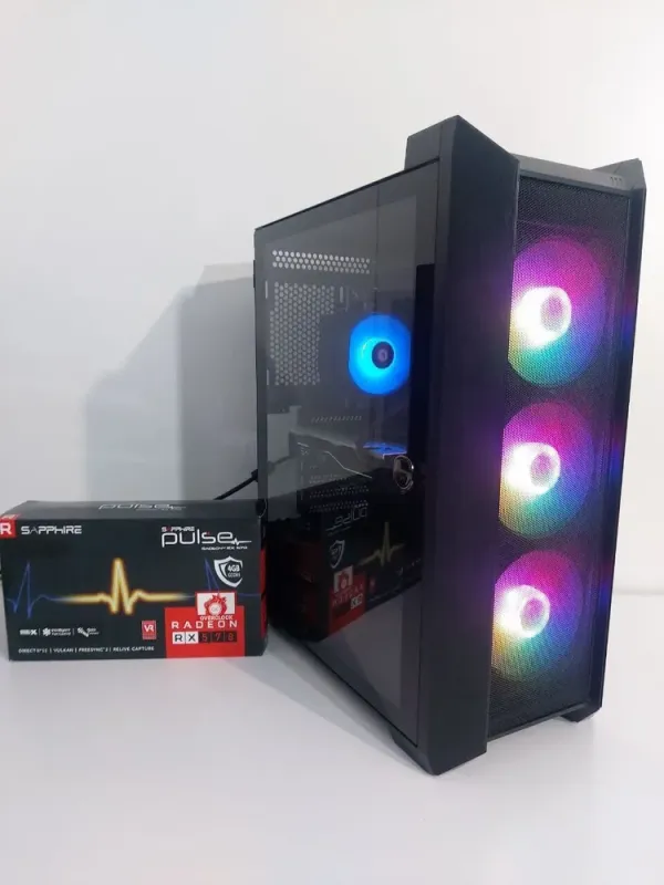 Frontier Asaro Tower / Intel Core i7-4790 (4 (8) ядер 3,6 - 4,0 ГГц) / 16 ГБ DDR3 / 480 ГБ SSD + 500 ГБ HDD / AMD Radeon RX 570, 4 ГБ GDDR5, 256-біт / 450 Вт б/в - зображення 2