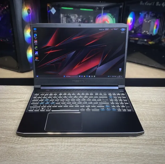 Ігровий ноутбук Б-клас Acer Predator Helios 300 / 17.3" (1920x1080) IPS / Intel Core i7-10875H (8 (16) ядер по 2.3 - 5.1 GHz) / 16 GB DDR4 / 512 GB SSD / nVidia GeForce RTX 2050, 4 GB GDDR6, 64-bit / WebCam б/в - зображення 2