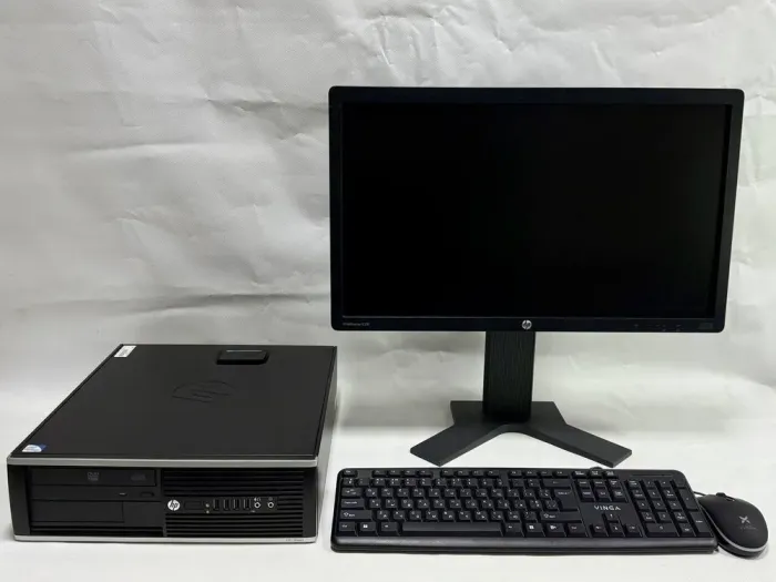 Комплект ПК: HP Compaq Elite 8300 SFF / Intel Xeon E3-1220 v2 (4 ядра по 3.1 - 3.5 GHz) / 8 GB DDR3 / 500 GB HDD / AMD Radeon HD 5450, 512 MB GDDR2, 64-bit + Монітор Б-клас HP EliteDisplay E231 / 23" (1920x1080) TN б/в - зображення 3