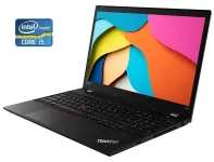 Ультрабук Lenovo ThinkPad T590 / 15.6" (1920x1080) IPS / Intel Core i5-8365U (4 (8) ядра по 1.6 - 4.1 GHz) / 16 GB DDR4 / 240 GB SSD / Intel UHD Graphics / WebCam б/в