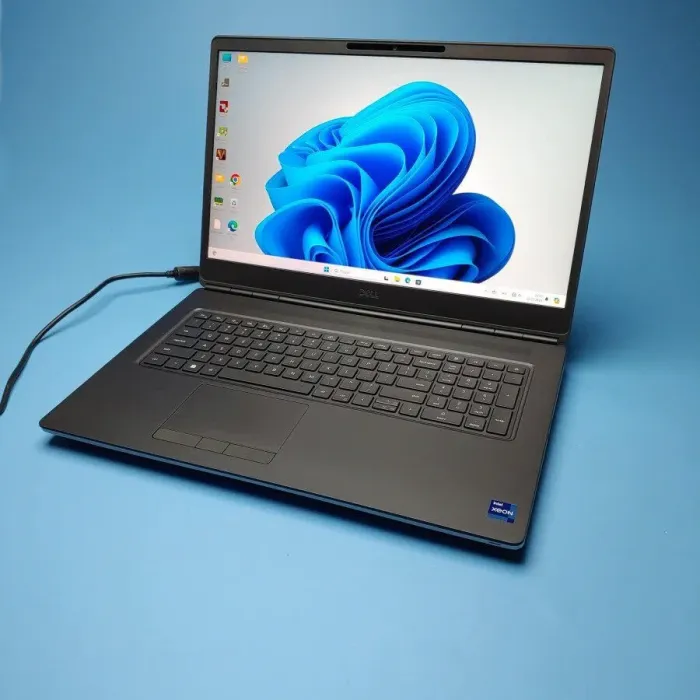 Мобільна робоча станція Dell Precision 7760 / 17.3" (3840x2160) IPS / Intel Xeon W-11955M (8 (16) ядер по 2.6 - 5.0 GHz) / 64 GB DDR4 / 1000 GB SSD / nVidia RTX A5000, 16 GB GDDR6, 256-bit / WebCam / Win 11 Pro б/в - зображення 2
