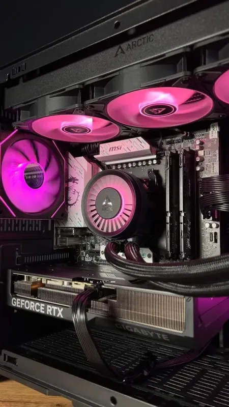 Збірка під замовлення:ігровий ПК GameMax Hype-M Black Tower / AMD Ryzen 7 7800X3D (8 (16) ядер по 4.2 - 5.0 GHz) / 32 GB DDR5 / 1000 GB SSD M.2 / nVidia GeForce RTX 5070, 12 GB GDDR7, 192-bit / 850W - зображення 7