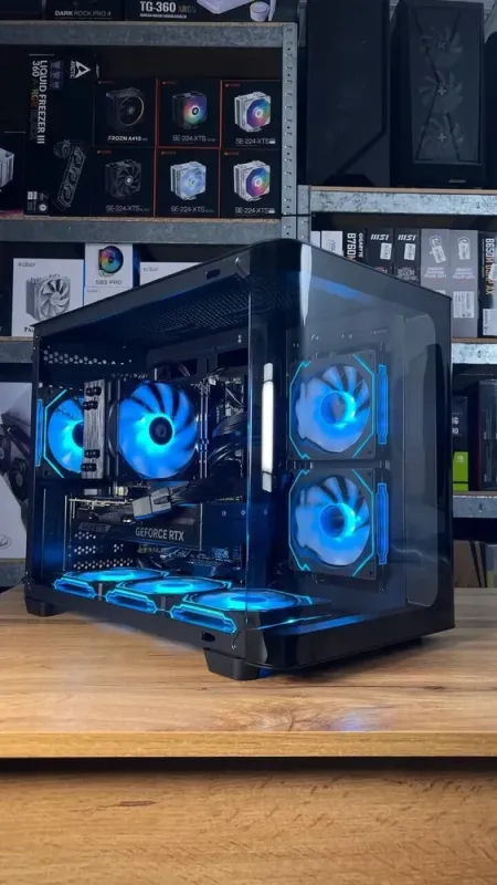 Збірка під замовлення: ігровий ПК AeroCool P300C-G-BK-v1 Tower / AMD Ryzen 7 7700 (8 (16) ядер по 3.8 - 5.3 GHz) / 32 GB DDR5 / 1000 GB SSD M.2 / nVidia GeForce RTX 5070, 12 GB GDDR7, 192-bit / 750W - зображення 2