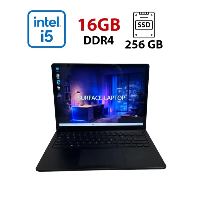 Ультрабук Microsoft Surface laptop 4 / 13.5" (2256x1504) IPS Touch / Intel Core i5-1145G7 (4 (8) ядра по 2.6 - 4.4 GHz) / 16 GB DDR4 / 256 GB SSD / Intel Iris Xe Graphics / WebCam б/в - зображення 1