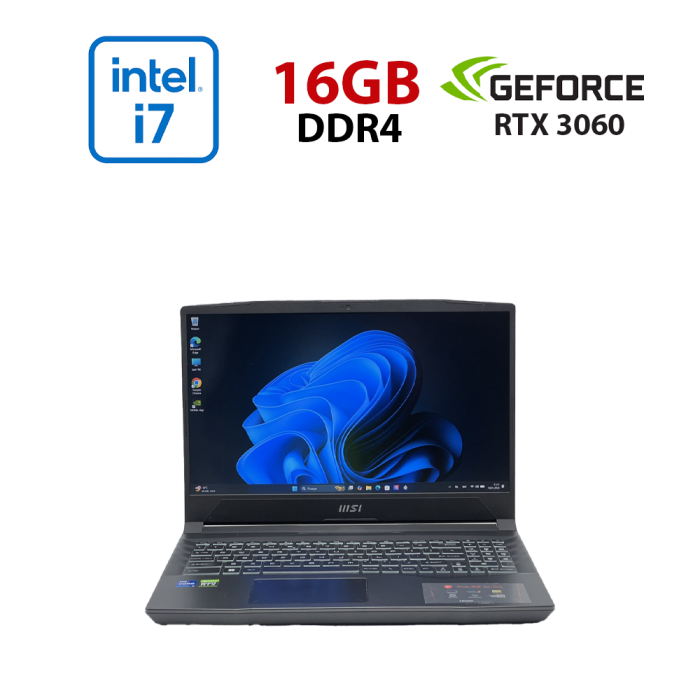 Ігровий ноутбук Б-класу MSI Pulse GL66 12UEK-637US / 15,6" (1920x1080) IPS / Intel Core i7-12700H (14 (20) ядер по 3,5 - 4,7 ГГц) / 16 ГБ DDR4 / 480 ГБ SSD / nVidia GeForce RTX 3060, 6 ГБ GDDR6, 192-біт / Веб-камера б/в - изображение 1