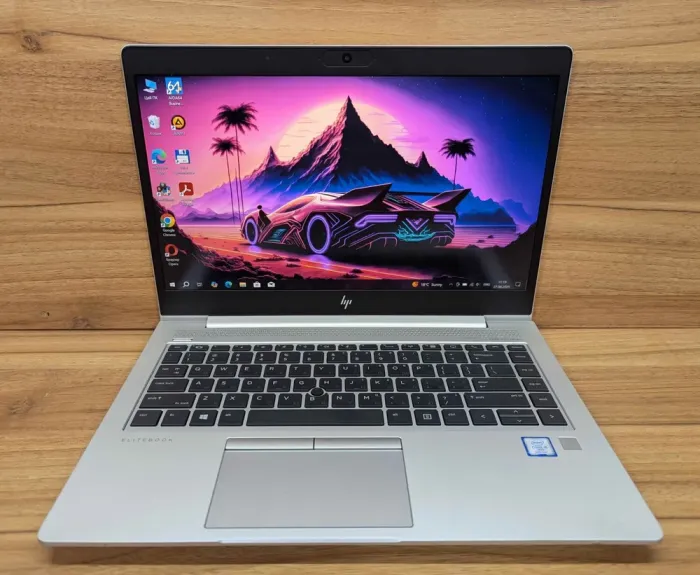 Ультрабук HP EliteBook 840 G5 / 14" (1920x1080) IPS / Intel Core i5-8350U (4 (8) ядра по 1.7 - 3.6 GHz) / 16 GB DDR4 / 512 GB SSD / Intel UHD Graphics 620 / TouchID / Windows 10 б/в - зображення 2