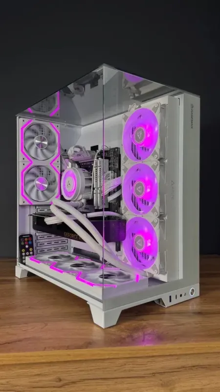Збірка під замовлення: новий комп'ютер GameMax Infinity Pro White Tower / AMD Ryzen 7 7700 (8 (12) ядер по 3.8 - 5.3 GHz) / 32 GB DDR5 / 500 GB SSD M.2 + 1000 GB SSD M.2 / nVidia GeForce RTX 4070 Super, 12 GB GDDR6X, 192-bit / 750W б/в - зображення 2