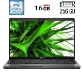 Ноутбук Б-клас Dell Latitude 5500 / 15.6" (1920x1080) IPS / Intel Core i5-8365U (4 (8) ядра по 1.6 - 4.1 GHz) / 16 GB DDR4 / 256 GB SSD M.2 / Intel UHD Graphics 620 / WebCam / USB 3.1 / HDMI / Windows 10 б/в