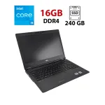 Ультрабук Fujitsu LifeBook U7410 / 14" (1920x1080) IPS / Intel Core i5-10210U (4 (8) ядра по 1.6 - 4.2 GHz) / 16 GB DDR4 / 240 GB SSD / Intel UHD Graphics / WebCam б/в