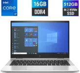 Ультрабук-трансформер HP EliteBook x360 830 G8 / 13.3" (1920x1080) IPS Touch / Intel Core i7-1165G7 (4 (8) ядра по 2.8 - 4.7 GHz) / 16 GB DDR4 / 512 GB SSD M.2 / Intel Iris Xe Graphics / WebCam / HDMI б/в