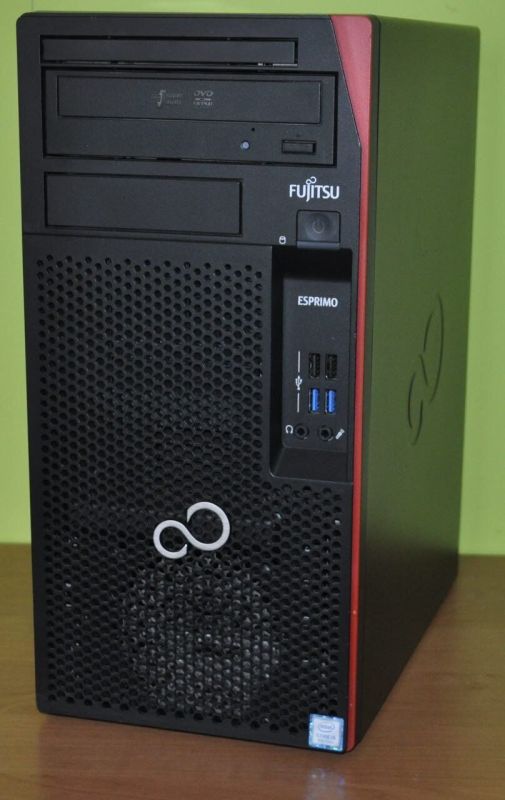 Комп'ютер Fujitsu Esprimo P558 E85 Tower / Intel Core i5-8400 (6 ядер по 2,8 - 4,0 ГГц) / 16 ГБ DDR4 / 240 ГБ SSD / Intel UHD Graphics 630 / DVD-ROM / Windows 11 Pro б/в - изображение 2