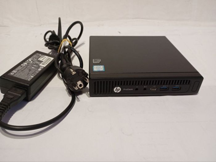 Неттоп HP ProDesk 600 G2 Mini USFF / Intel Core i5-6500T (4 ядра по 2.5 -3.1 GHz) / 8 GB DDR4 / 250 GB SSD + 500 GB HDD / Intel HD Graphics 530 б/в - зображення 6