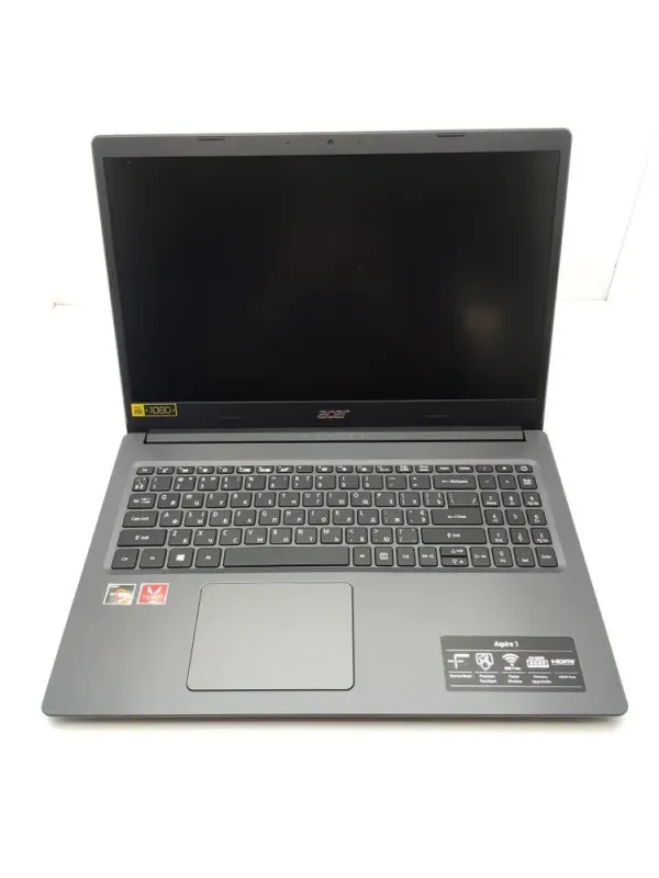 Ноутбук Acer Aspire A315 / 15.6" (1920x1080) TN / AMD Ryzen 5 3500u (4 (8) ядра по 2.1 - 3.7 GHz) / 12 GB DDR4 / 500 GB SSD / AMD Radeon 625, 2 GB GDDR3, 64-bit / WebCam б/в - зображення 2