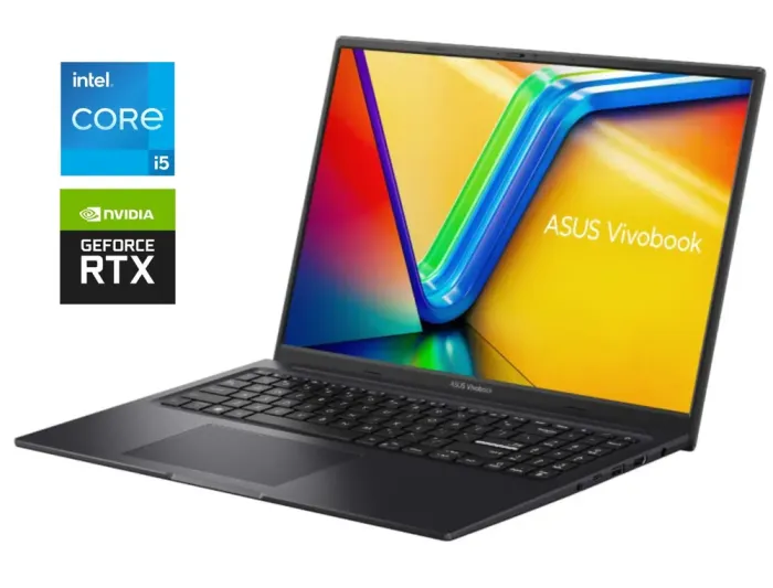 Ігровий ультрабук Asus Vivobook 16X K3605ZC / 16" (1920x1200) IPS / Intel Core i5-12450H (8 (12) ядер по 2.0 - 4.4 GHz) / 24 GB DDR4 / 1000 GB SSD M.2 NVMe / nVidia GeForce RTX 3050, 4 GB GDDR6, 128-bit / WebCam - зображення 1