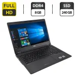 Ультрабук Fujitsu LifeBook U7410 / 14" (1920x1080) IPS / Intel Core i5-10210U (4 (8) ядра по 1.6 - 4.2 GHz) / 8 GB DDR4 / 240 GB SSD / Intel UHD Graphics / WebCam б/в