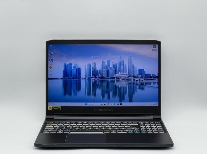 Ігровий ноутбук Acer Predator Triton PT315-52 / 15.6" (1920x1080) IPS / Intel Core i5-10500H (6 (12) ядер по 2.5 - 4.5 GHz) / 32 GB DDR4 / 960 GB SSD / nVidia GeForce RTX 2070 Max-Q, 8 GB GDDR6, 256-bit / WebCam б/в - зображення 2