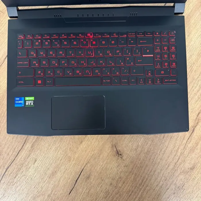 Ігровий ноутбук Б-клас MSI Katana GF66 11UE / 15.6" (1920x1080) IPS / Intel Core i7-11800H (8 (16) ядер по 2.3 - 4.6 GHz) / 16 GB DDR4 / 512 GB SSD / nVidia GeForce RTX 3060, 6 GB GDDR6, 192-bit / WebCam б/в - зображення 7